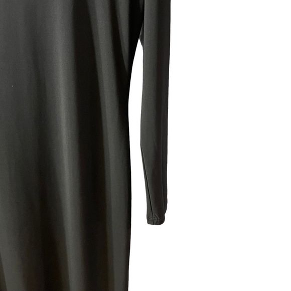 AYM Paxton Dress with Long Sleeves Black Bodycon Midi Dress Size 2XL NEW - Picture 8 of 11